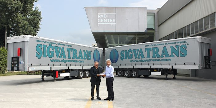 Şığva Trans Filosuna 5 Adet Tırsan Tenteli Perdeli Maxima Plus Ekledi