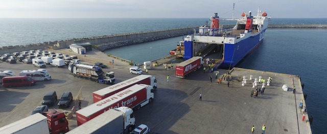 Karasu-Köstence Ro-Ro Hattı faaliyete başladı