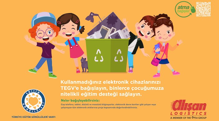 Alışan Lojistik’ten TEGV’in “Atma Bağışla Projesi’ne destek