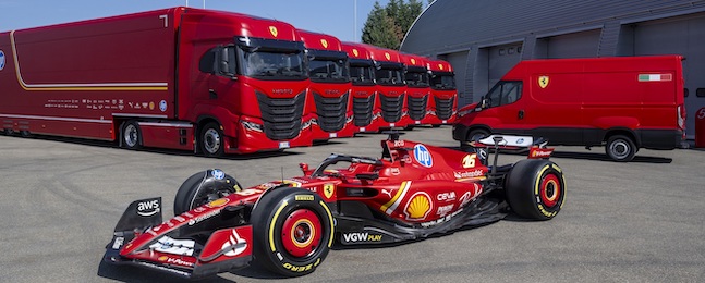 IVECO, Ferrari’ye 15 adet S-Way ve bir adet eDaily daha teslim etti