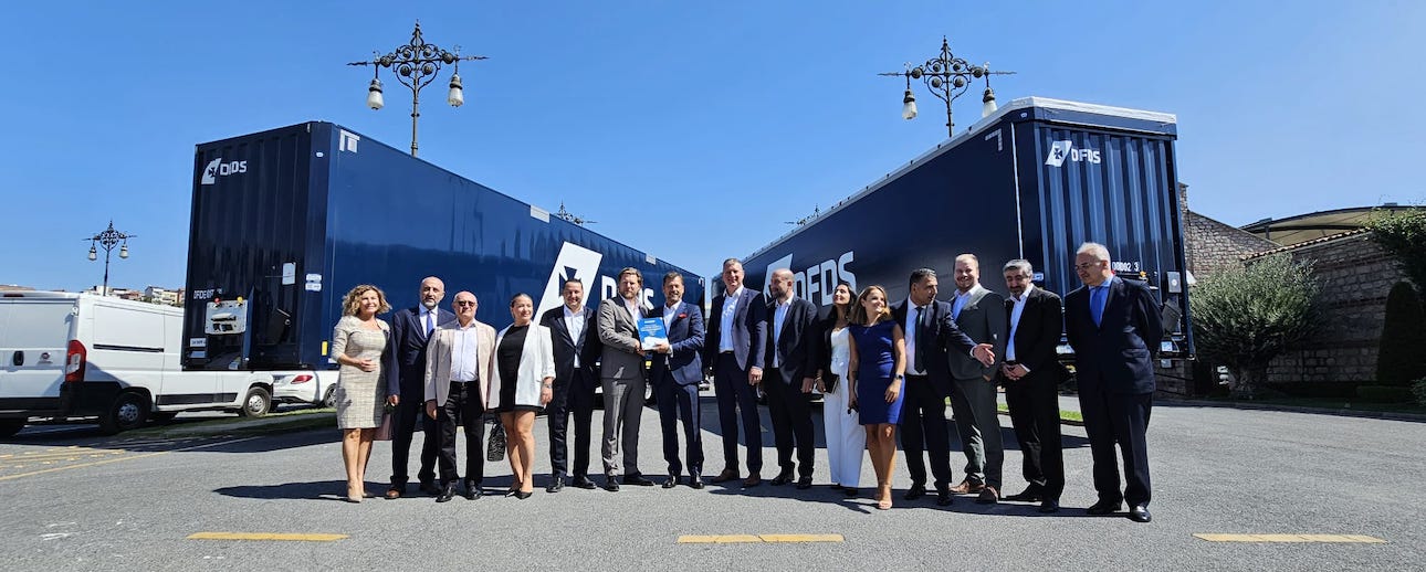 Krone'den DFDS Türkiye Lojistik’e 1050 Adet Treyler Teslimatı