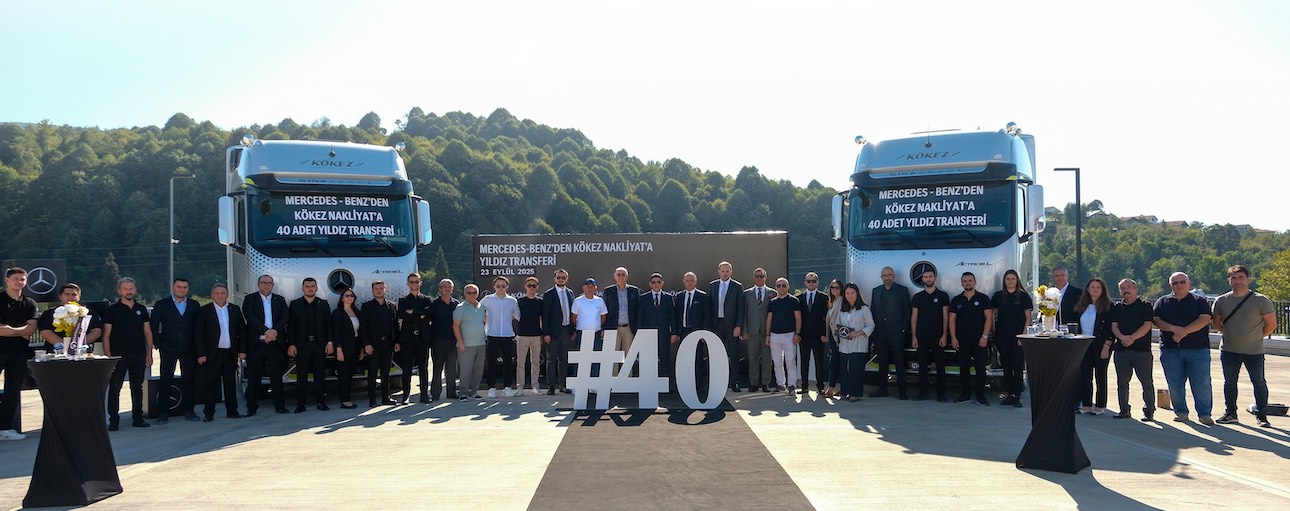 Kökez Nakliyat, Filosuna 40 Adet Yeni Actros L Kattı
