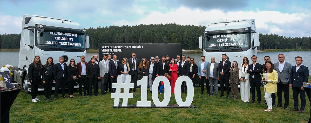AYK Lojistik, Filosuna 100 Adet Actros L Kattı