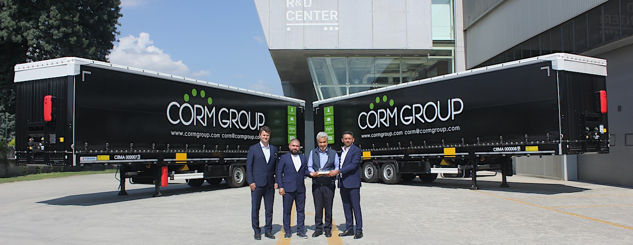 Tırsan, Corm Group’a 27 Adet Tren Yüklemeli Tenteli Perdeli Multi-Ride Teslim Etti