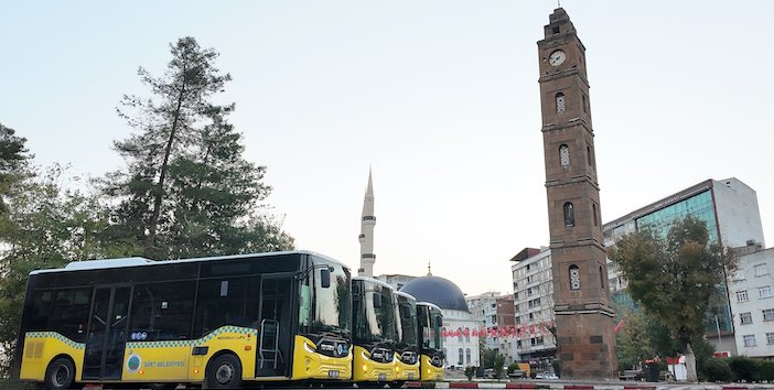 Allison donanımlı Isuzu Novociti Life midibüsler, Siirt yollarında