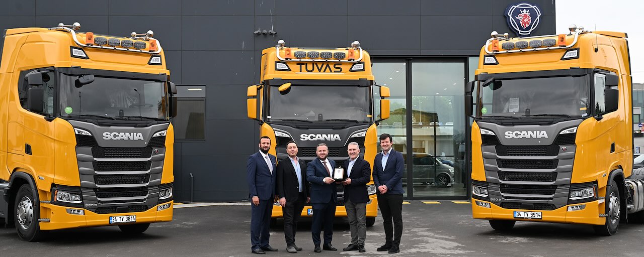 Tuvas Global Lojistik Filosuna 10 Adet Scania Super Çekici Kattı