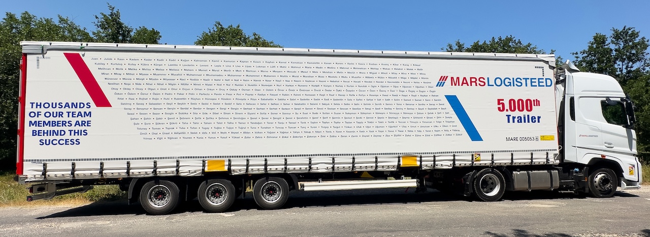 Mars Logistics 5000. Treylerini Çalışanlarının İsimleriyle Yola Çıkardı