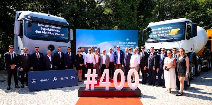 Boğaziçi Beton Filosunu 400 Adet Actros ve Arocs ile Genişletti