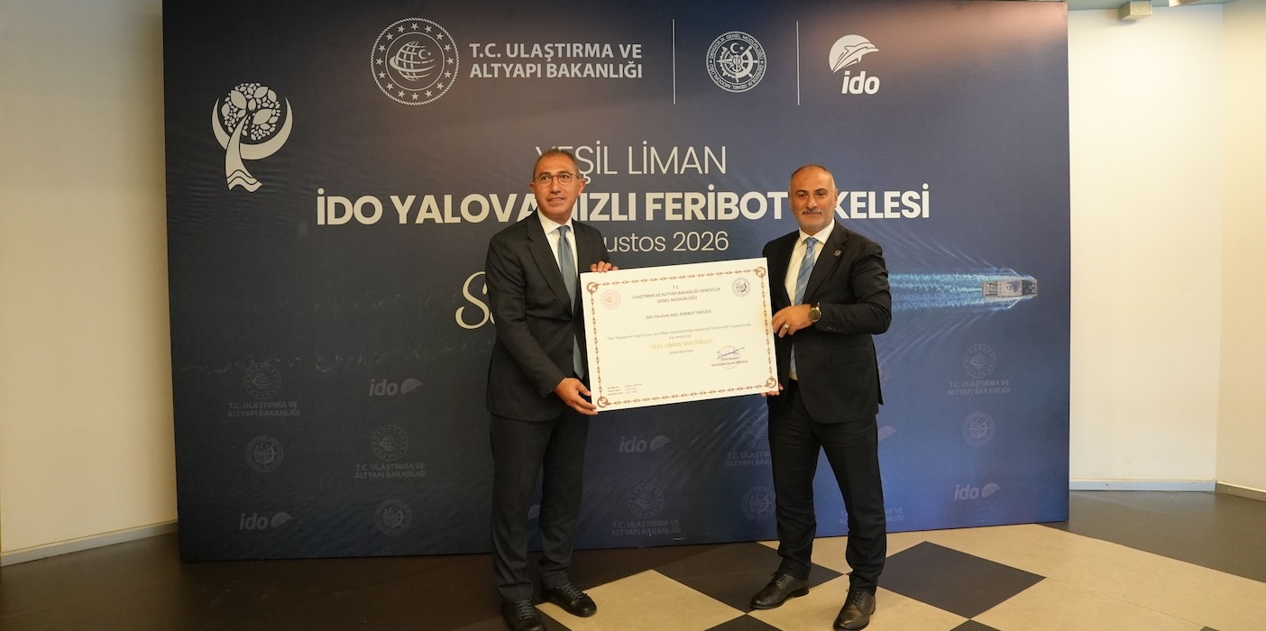İDO Yalova Hızlı Feribot İskelesi, Yeşil Liman Sertifikası aldı