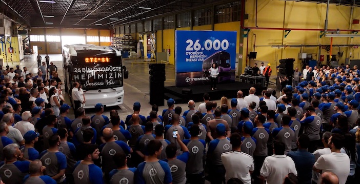 TEMSA’nın 26 Bininci Otobüsü Avenue Neo Banttan İndi