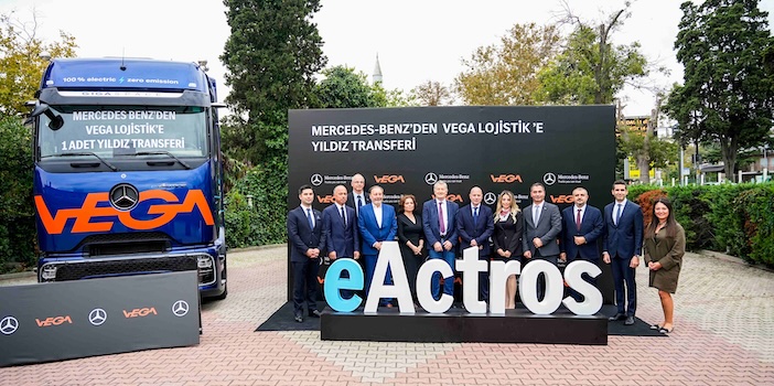 Vega Lojistik’e Mercedes-Benz eActros 600 Teslimatı
